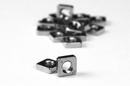 Stainless steel square nut - low shape - M6