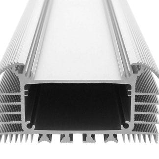 Průřez hliníkovým profilem LED SVETOCH UNIVERSE PLANE pro LED osvětlení v průmyslu a obchodu