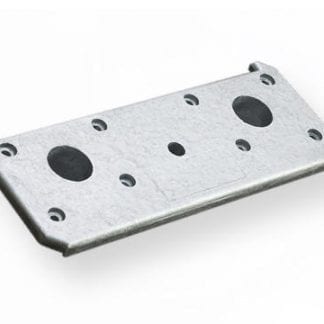 Aluminium-Profil-Endkappe SVETOCH aus Silumin (Außenseite)
