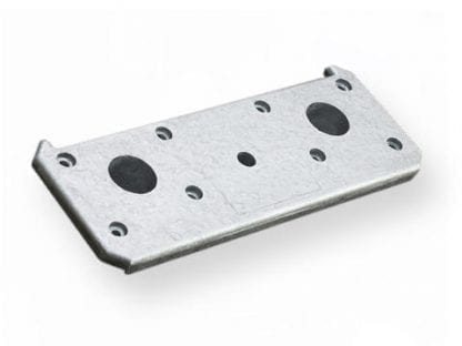 Aluminiowa zaślepka profilu SVETOCH wykonana z siluminu (na zewnątrz)