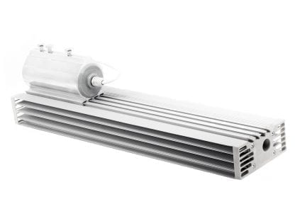 LED luminaire made of aluminum profile SVETOCH STRADA with end cap and pipe attachment CONSUL